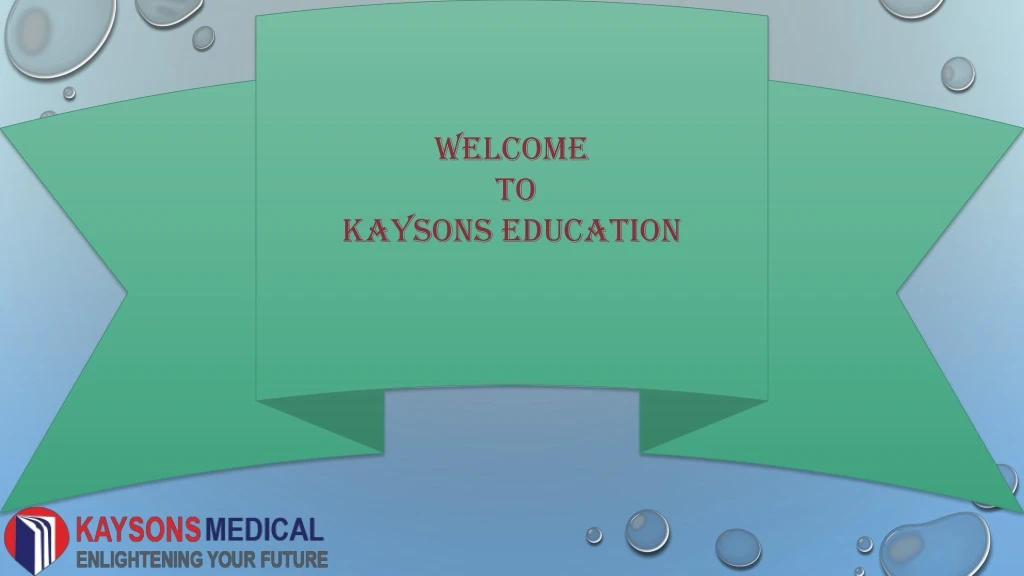welcome to kaysons education