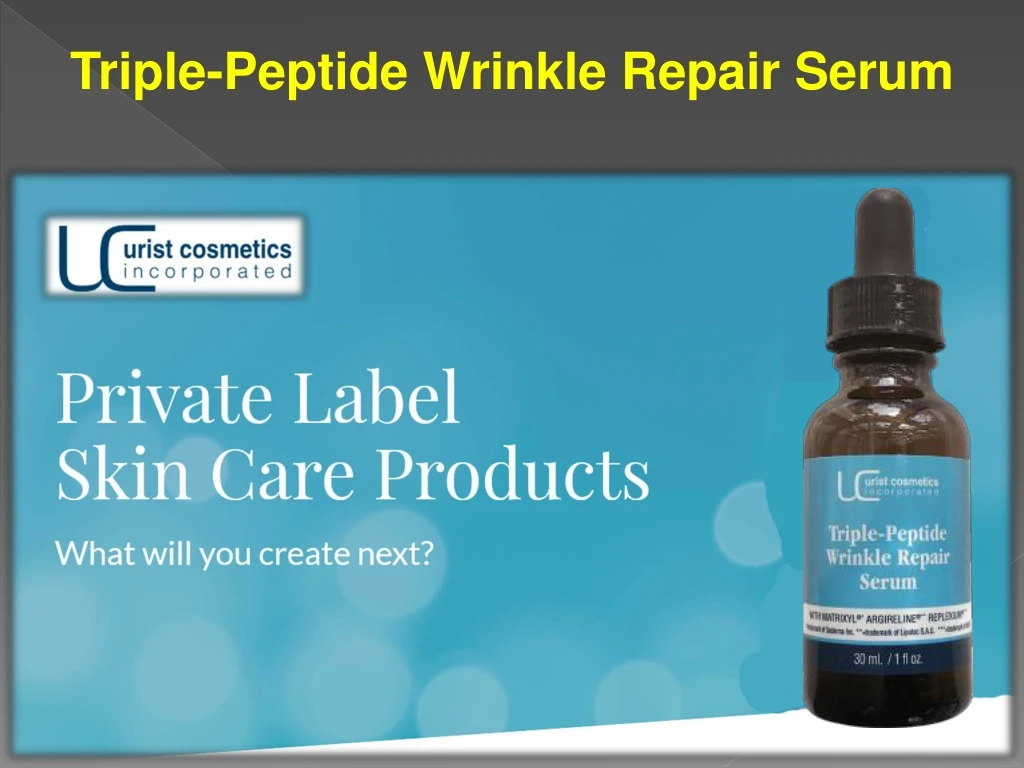 triple peptide wrinkle repair serum