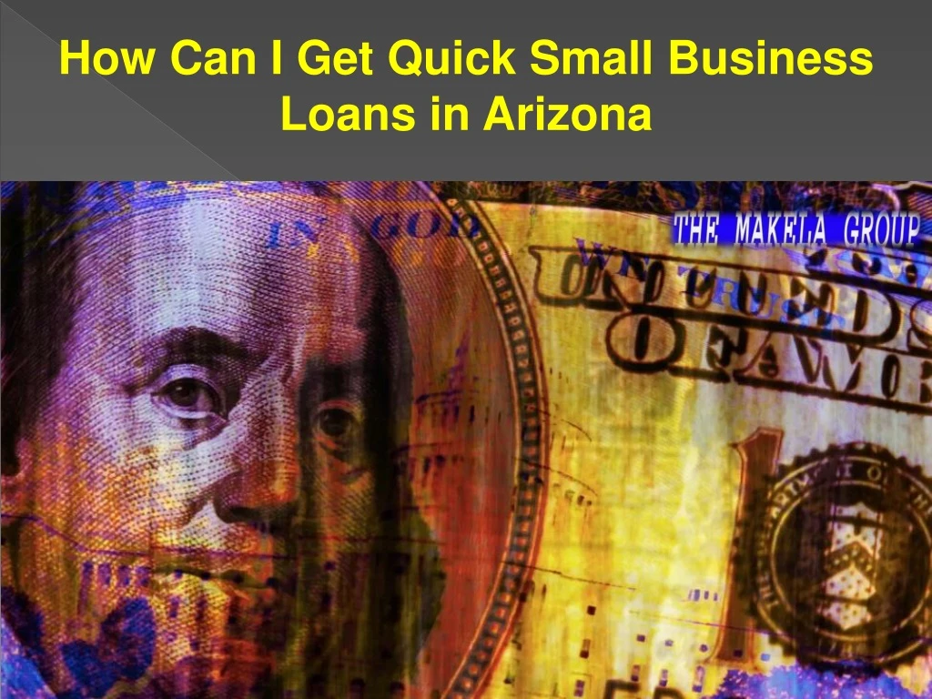 how can i get quick small business loans