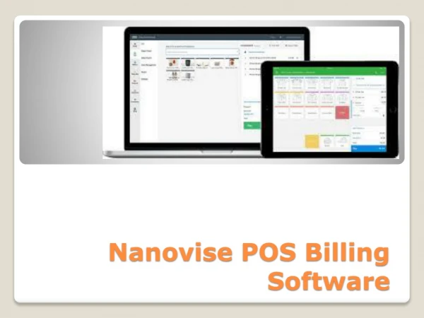 The Importance Of Nanovise POS Billing Software - POS Software