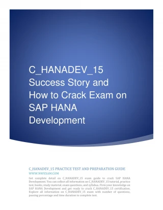 C-HANADEV-18 Prüfungsfragen