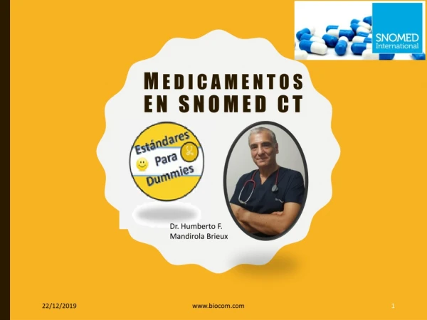 MEDICAMENTOS  EN SNOMED CT