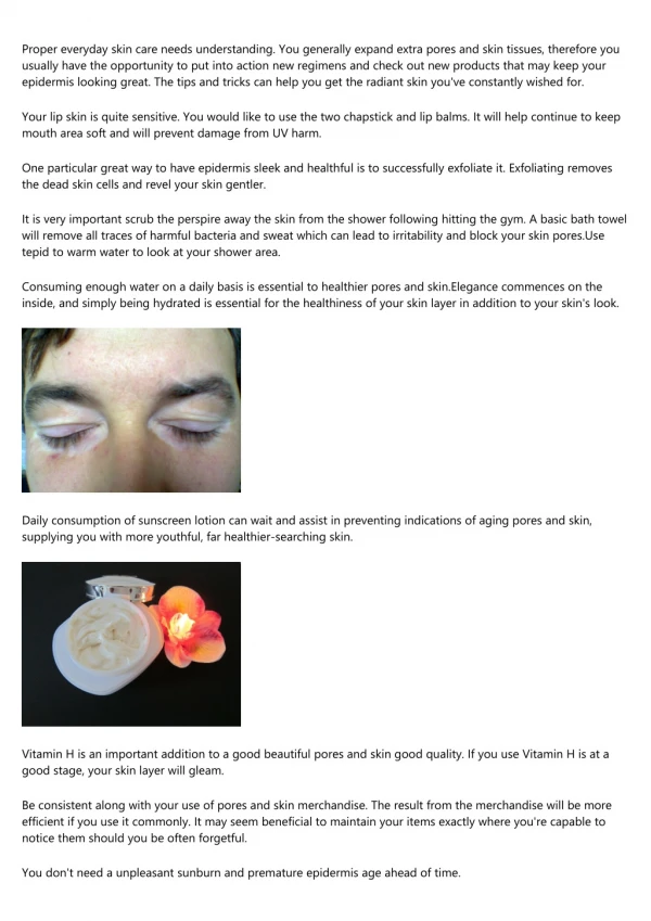proper everyday skin care needs understanding