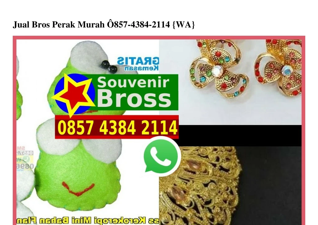 jual bros perak murah 857 4384 2114 wa