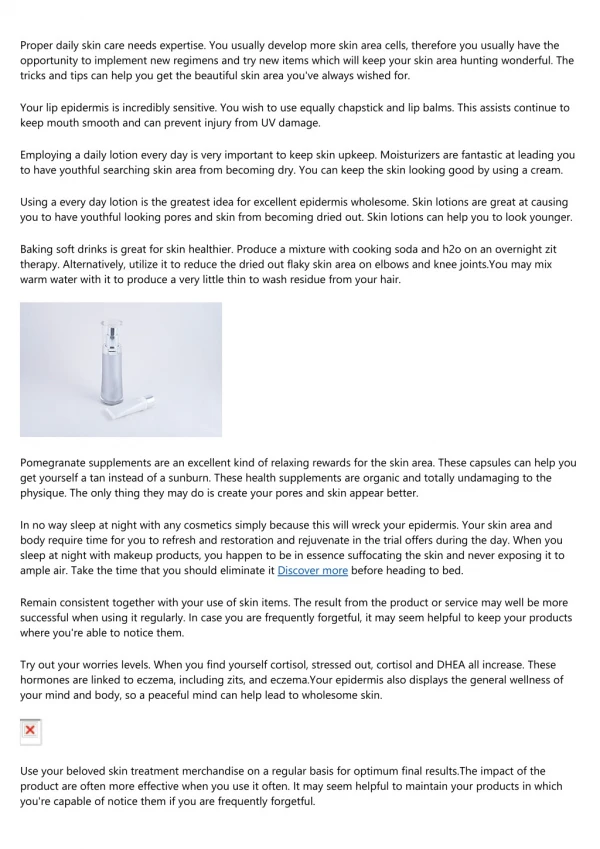 proper daily skin care needs expertise