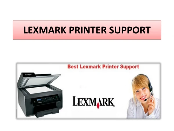 Lexmark printer support