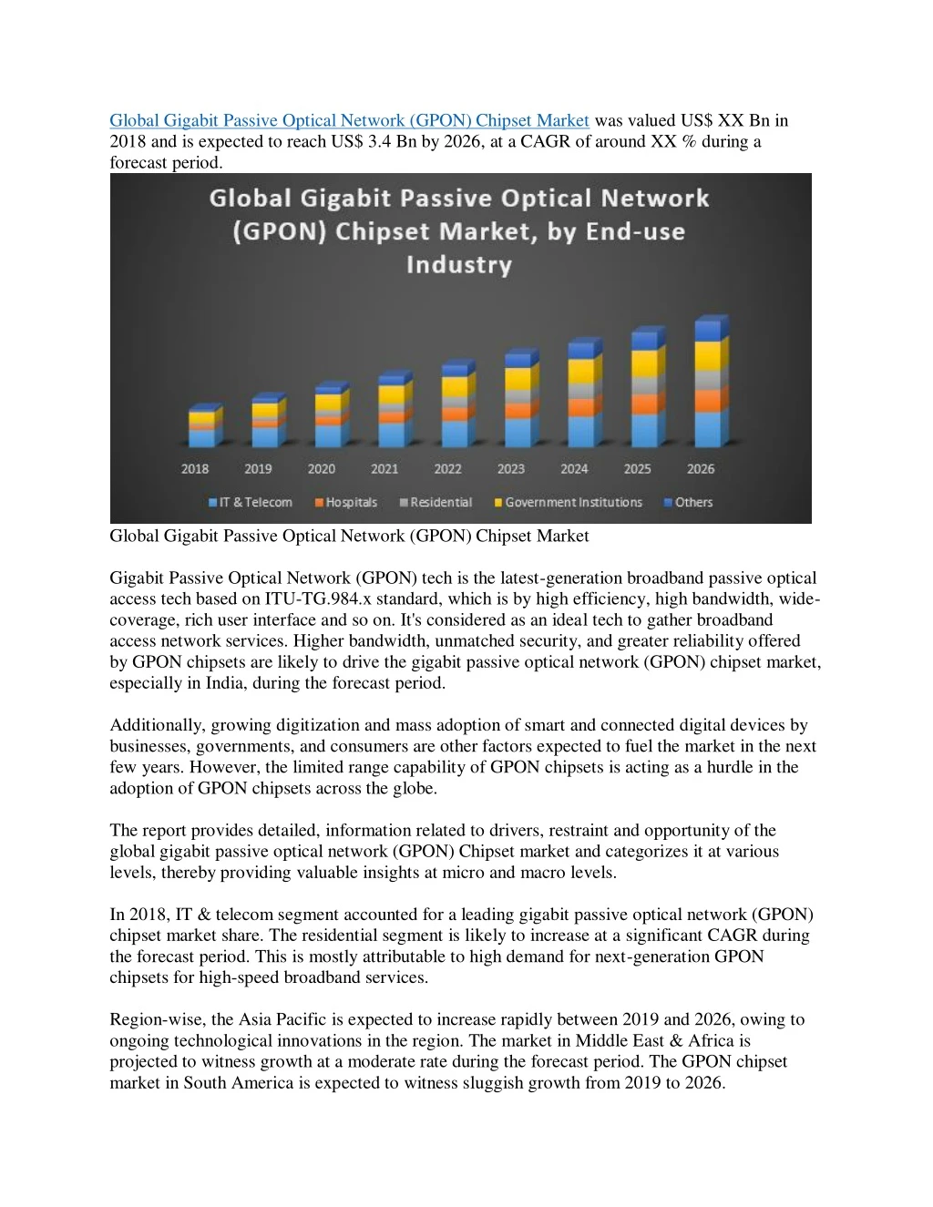 global gigabit passive optical network gpon