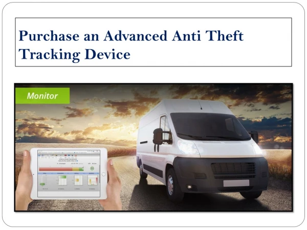 Purchase an Advanced Anti Theft Tracking Device