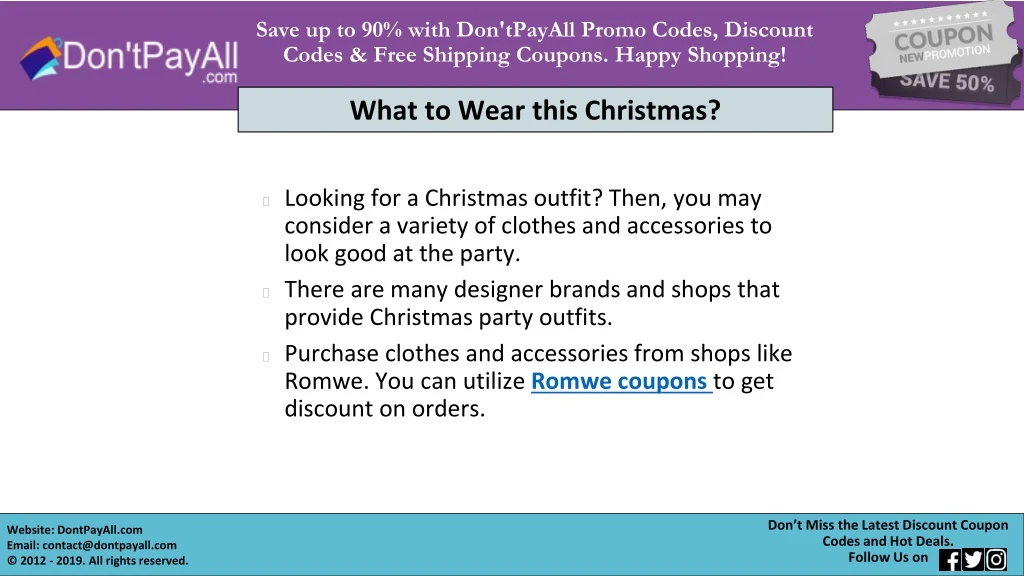 save up to 90 with don tpayall promo codes discount codes free shipping coupons happy shopping