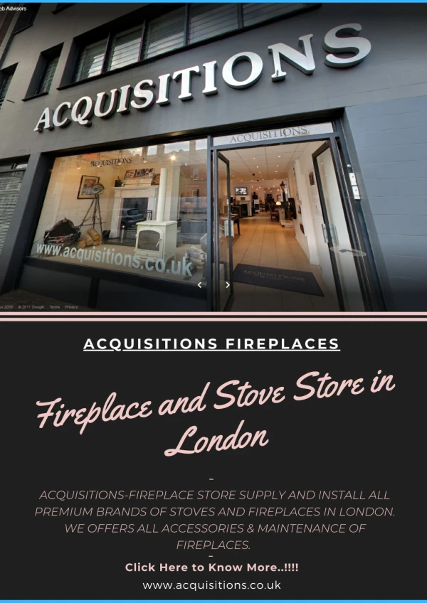 Fireplace and Stove Store in London