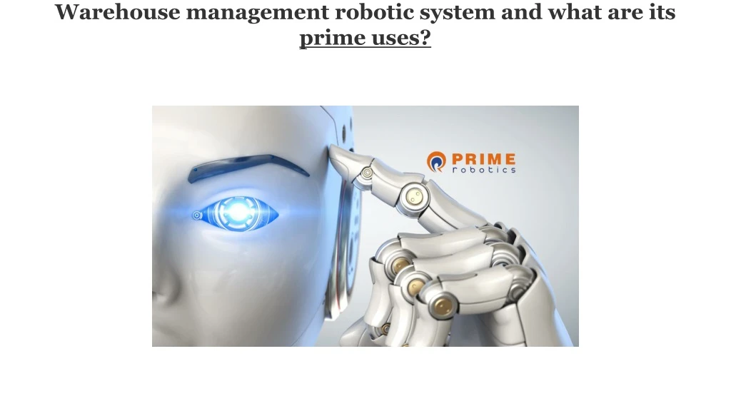 warehouse management robotic system and what are its prime uses