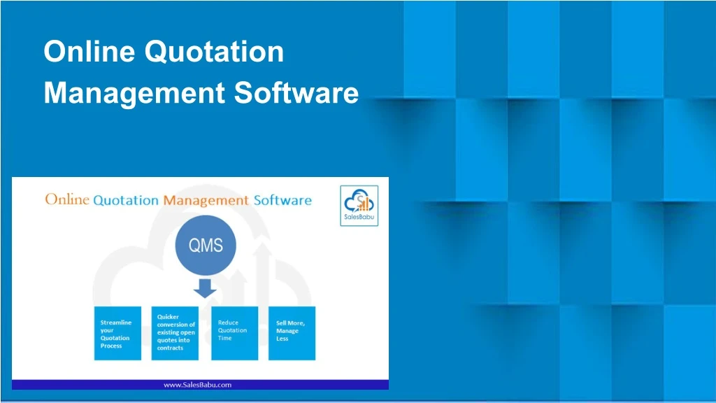online quotation management software