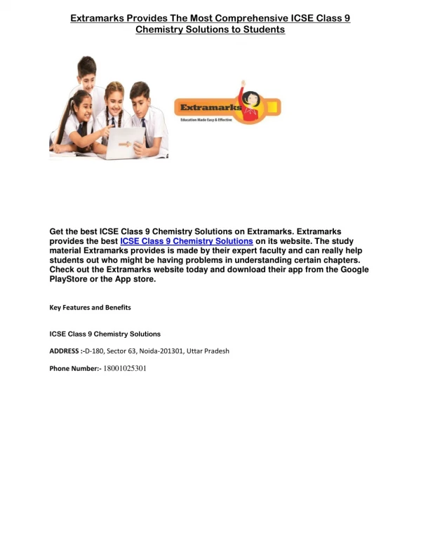 extramarks provides the most comprehensive icse
