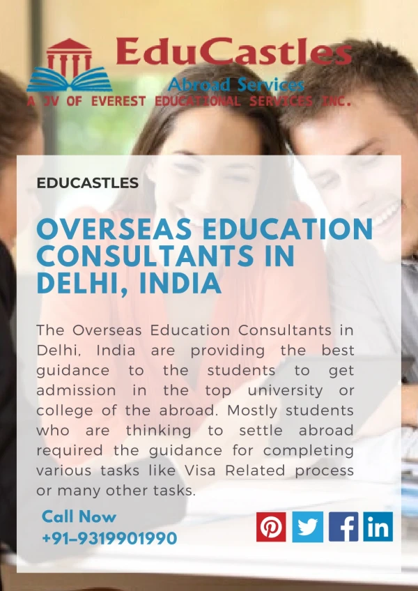 The Overseas Education Consultants in Delhi, India