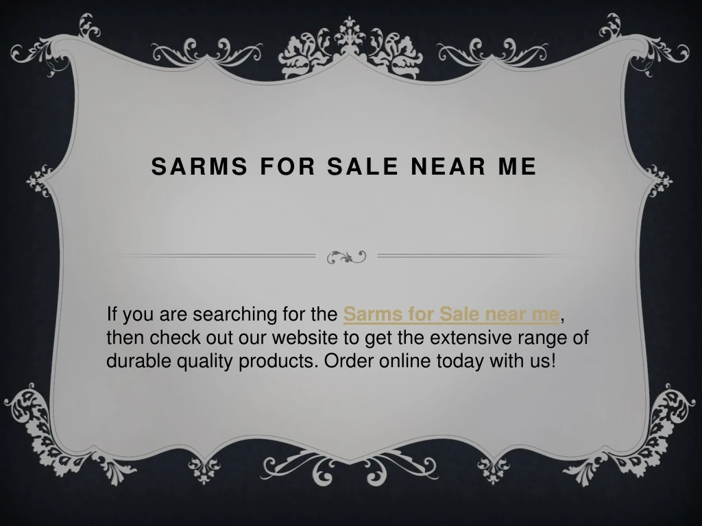 sarms for sale near me