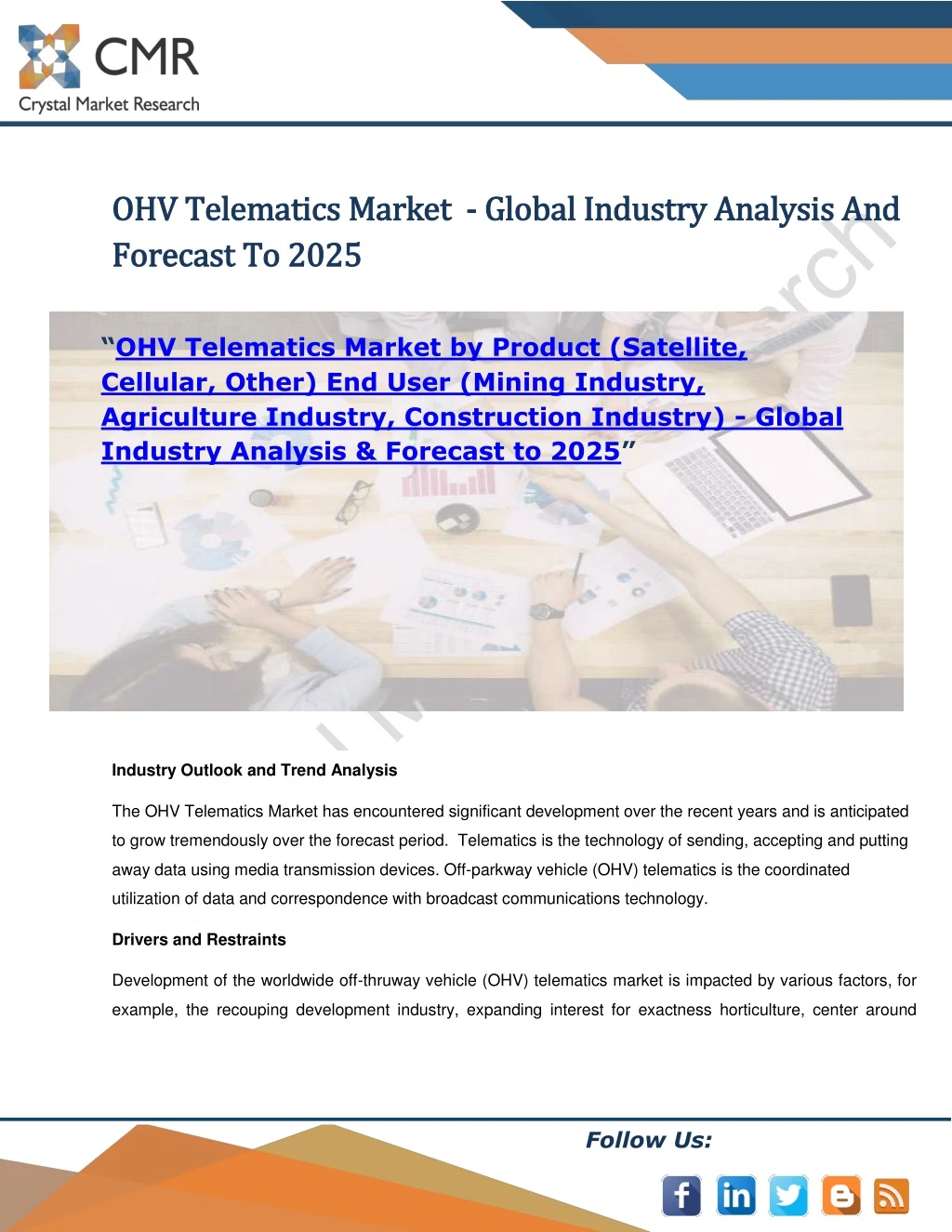 ohv telematics ohv telematics market forecast