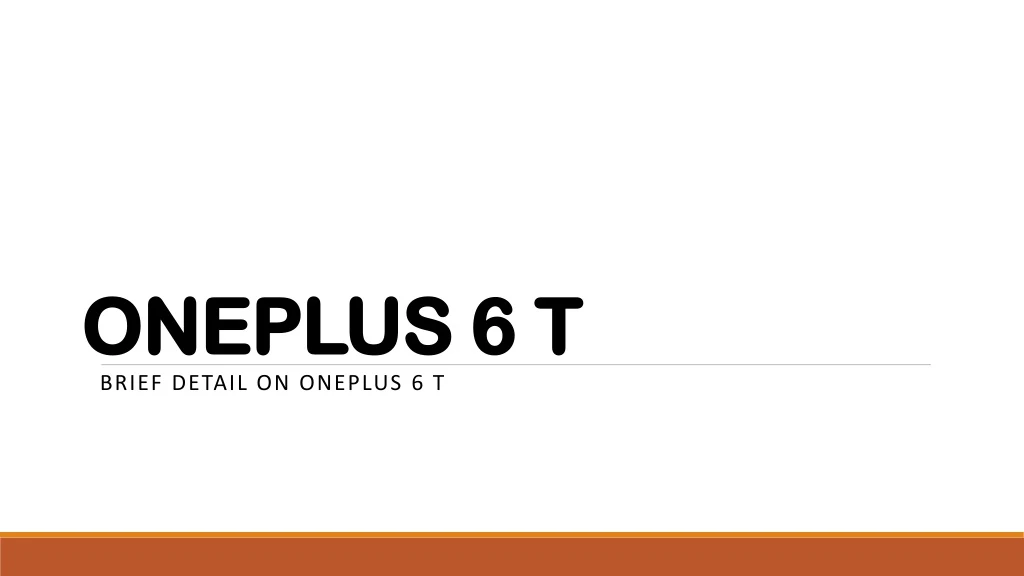 oneplus oneplus 6 t