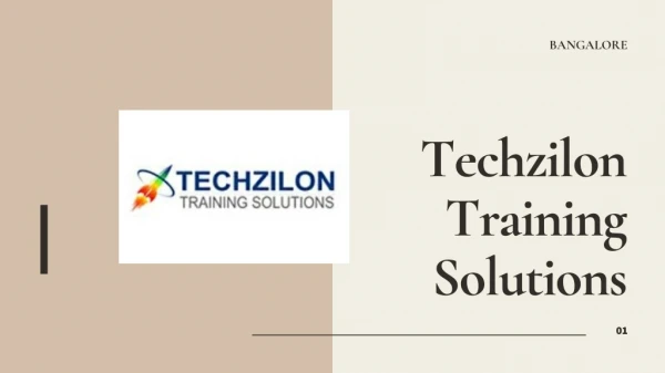 Techzilon Training Solution Review