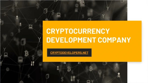 Cryptocurrency Development services company