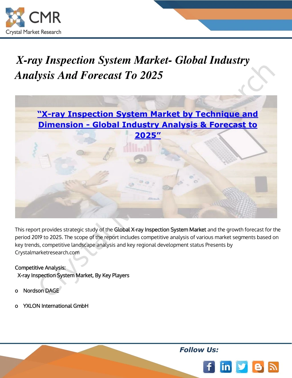 x ray inspection system market global industry