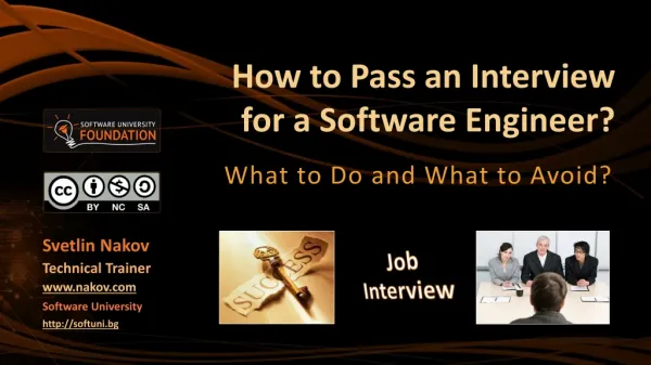 How to Pass an Interview for a Software Engineer?