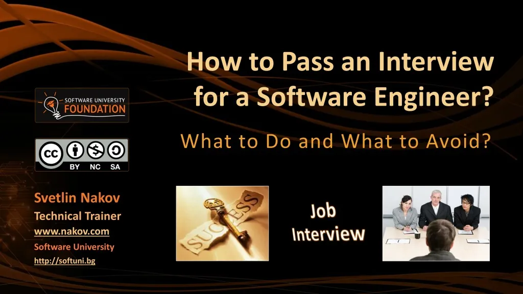 how to pass an interview for a software engineer
