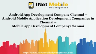 Mobile app Development Company Chennai - slide 1