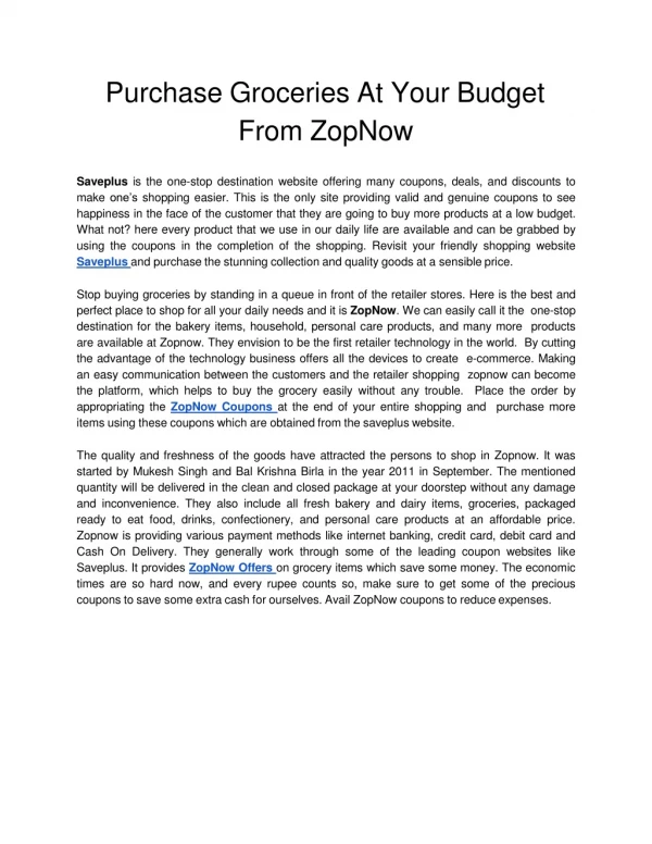 purchase groceries at your budget from zopnow