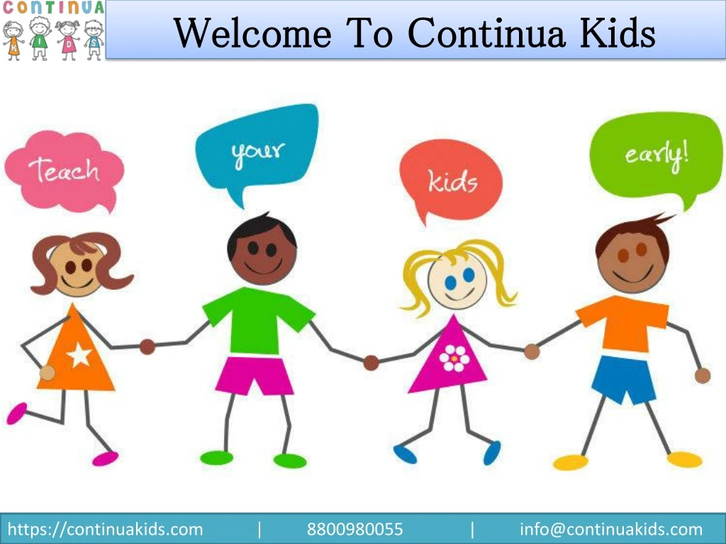 welcome to continua kids