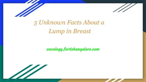 Procedures for Evaluating a Breast Lump