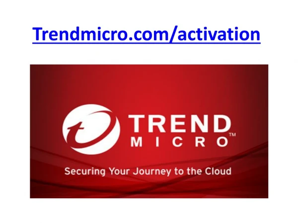 trendmicro com activation