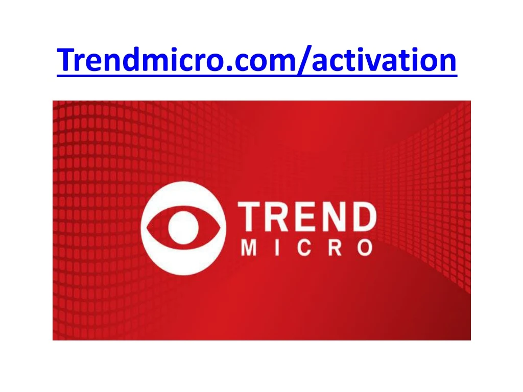 trendmicro com activation