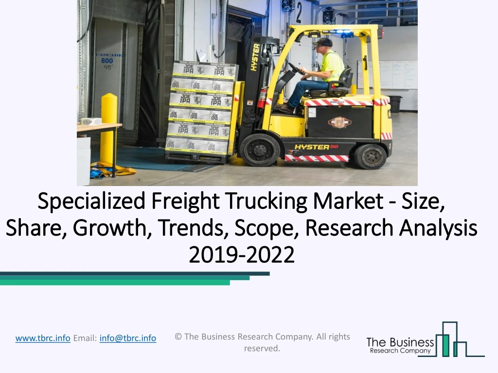 specialized freight trucking market specialized