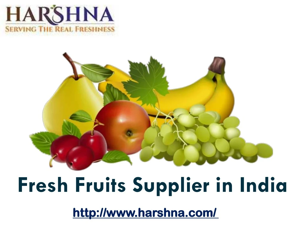 fresh fruits supplier in india