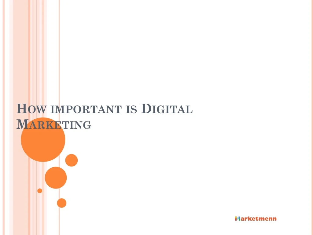 how important is digital marketing