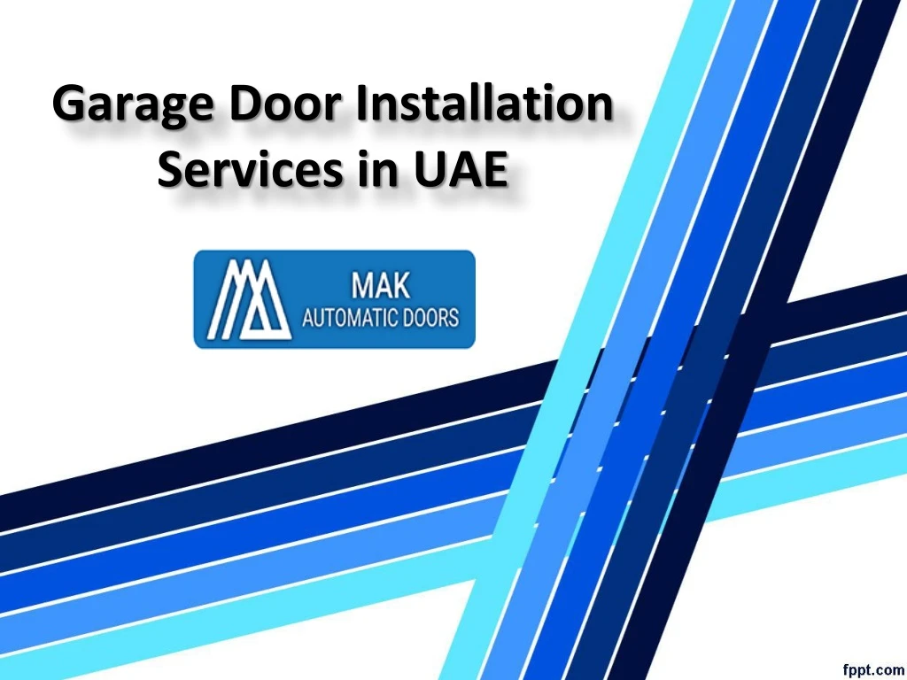 garage door installation services in uae