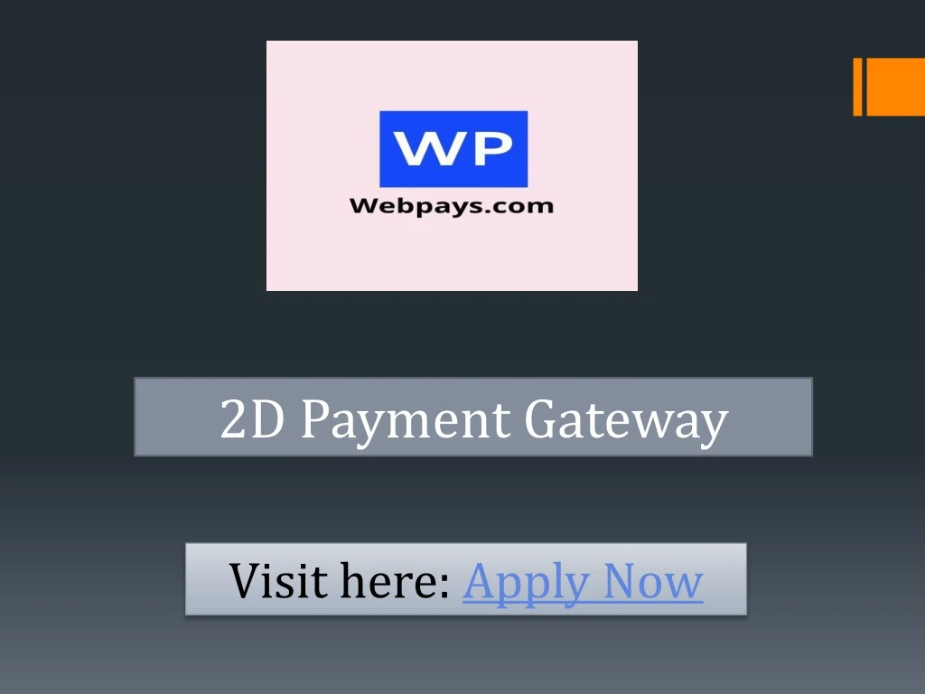 2d payment gateway