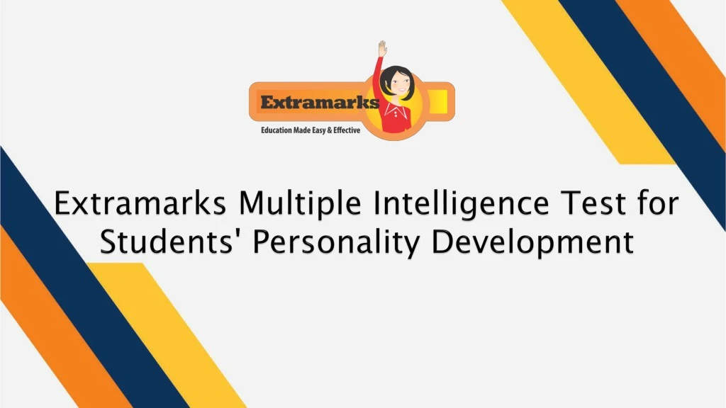 extramarks multiple intelligence test for students personality development