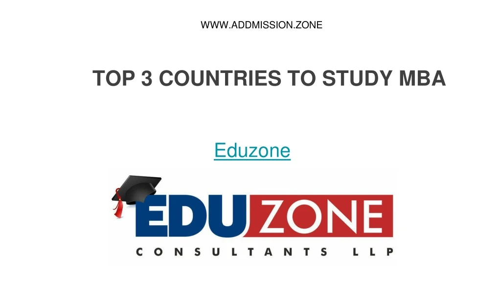 top 3 countries to study mba