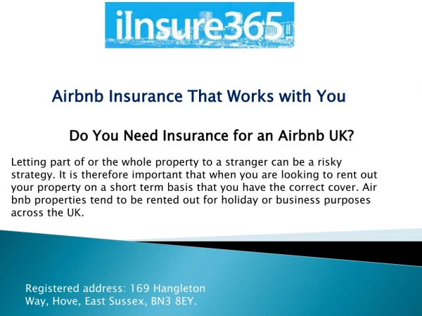Airbnb Insurance- Airbnb Insurance That Works with You