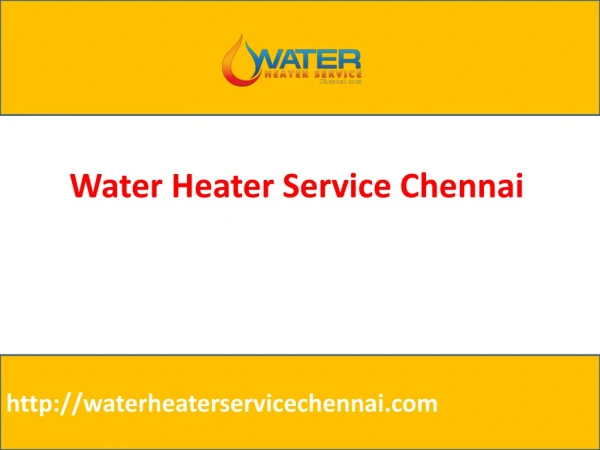 water heater service chennai