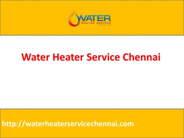 water heater service chennai
