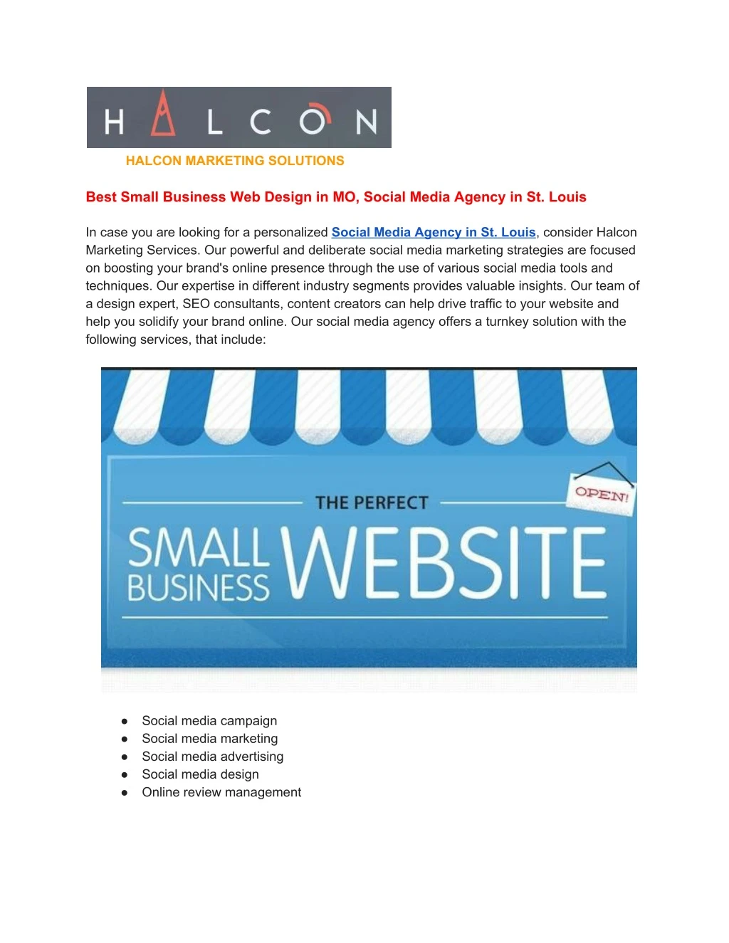 halcon marketing solutions best small business