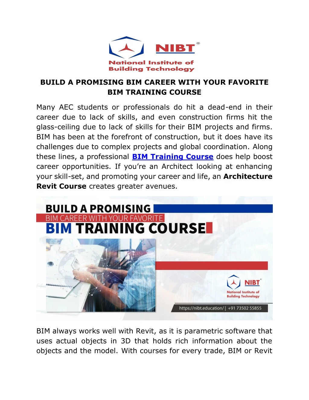 build a promising bim career with your favorite