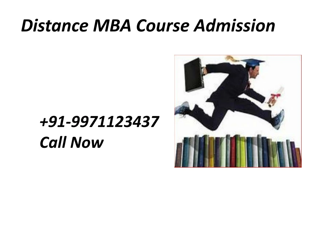 distance mba course admission
