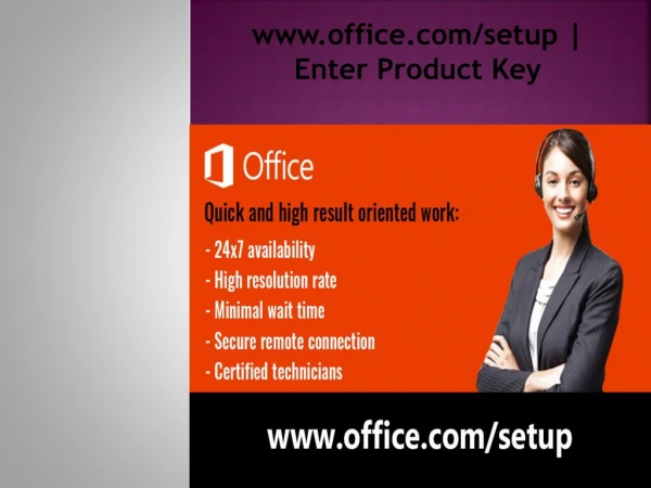 www office com setup enter product key
