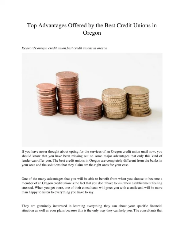 top advantages offered by the best credit unions