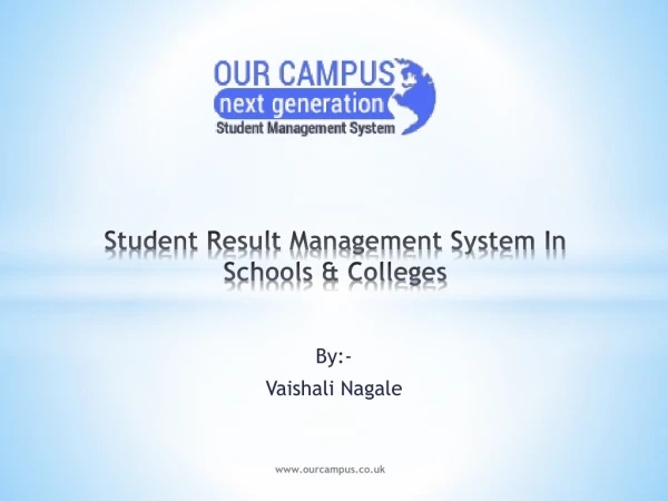 Student Result Management System In Schools & Colleges