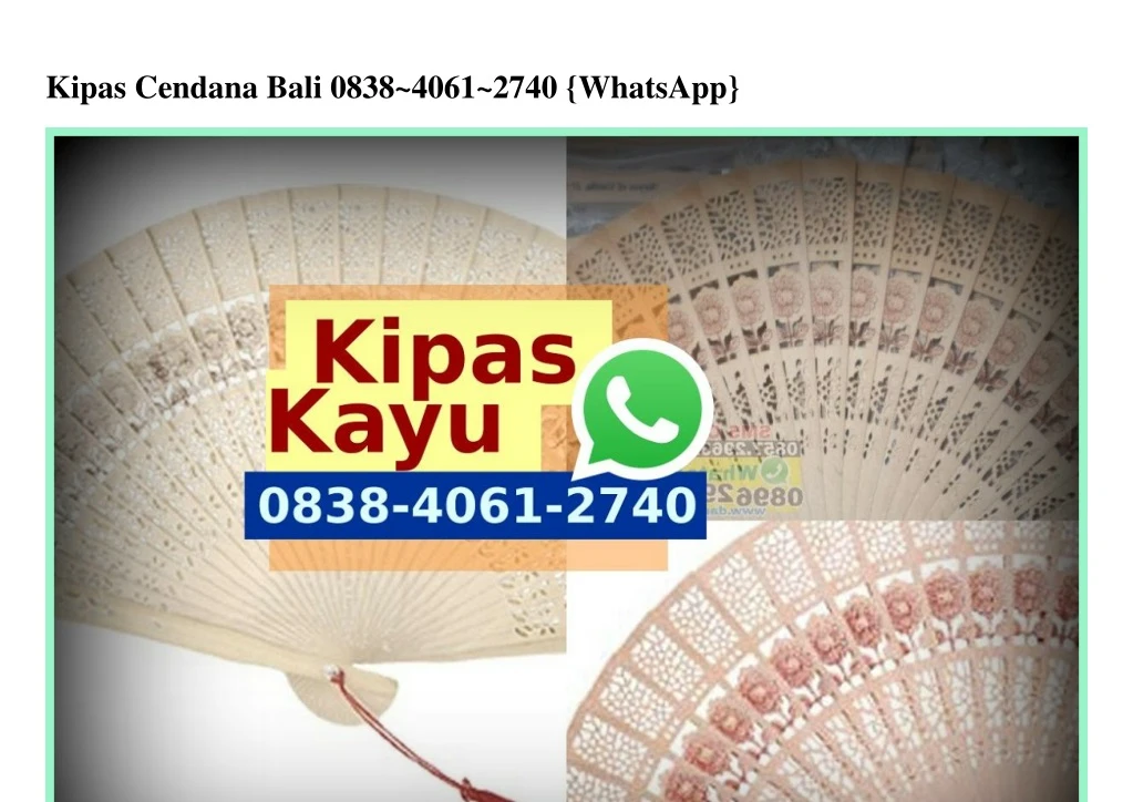 kipas cendana bali 0838 4061 2740 whatsapp