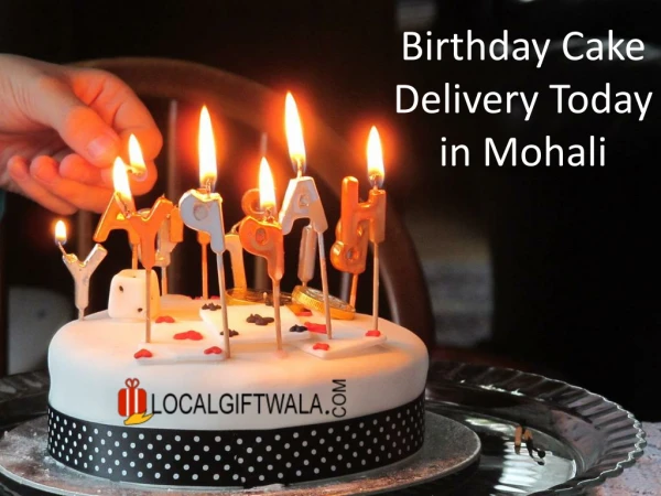 Best Birthday Cake Online Delivery in Mohali